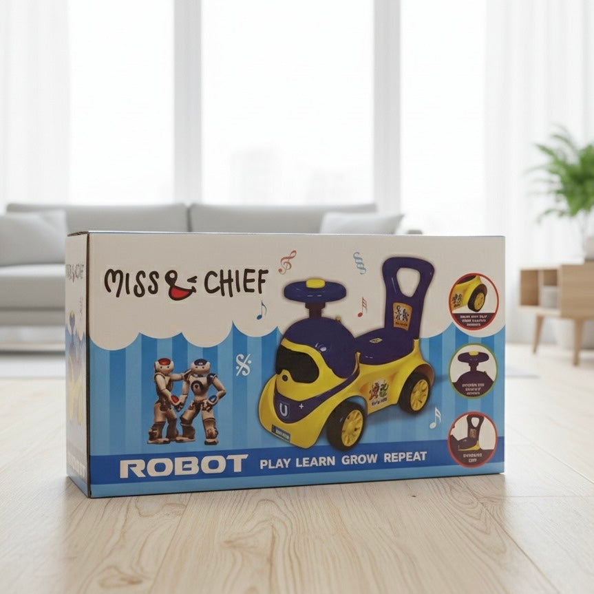 Miss & Chief Robot Ride-On Car