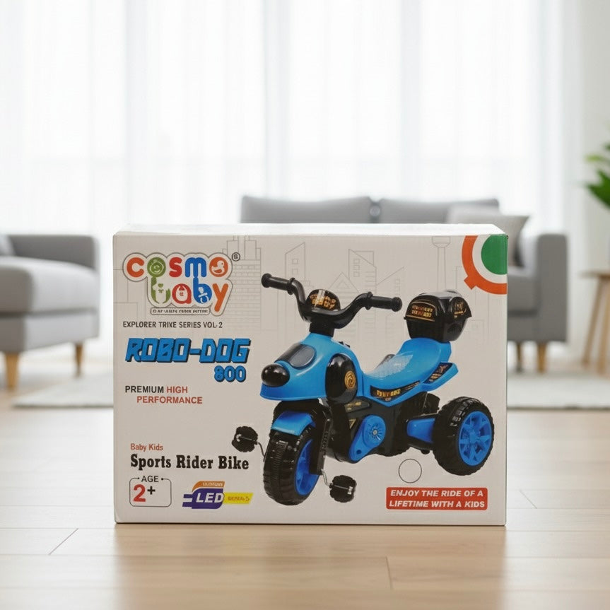 Robo-Dog 800 Ride-On Bike – Blue